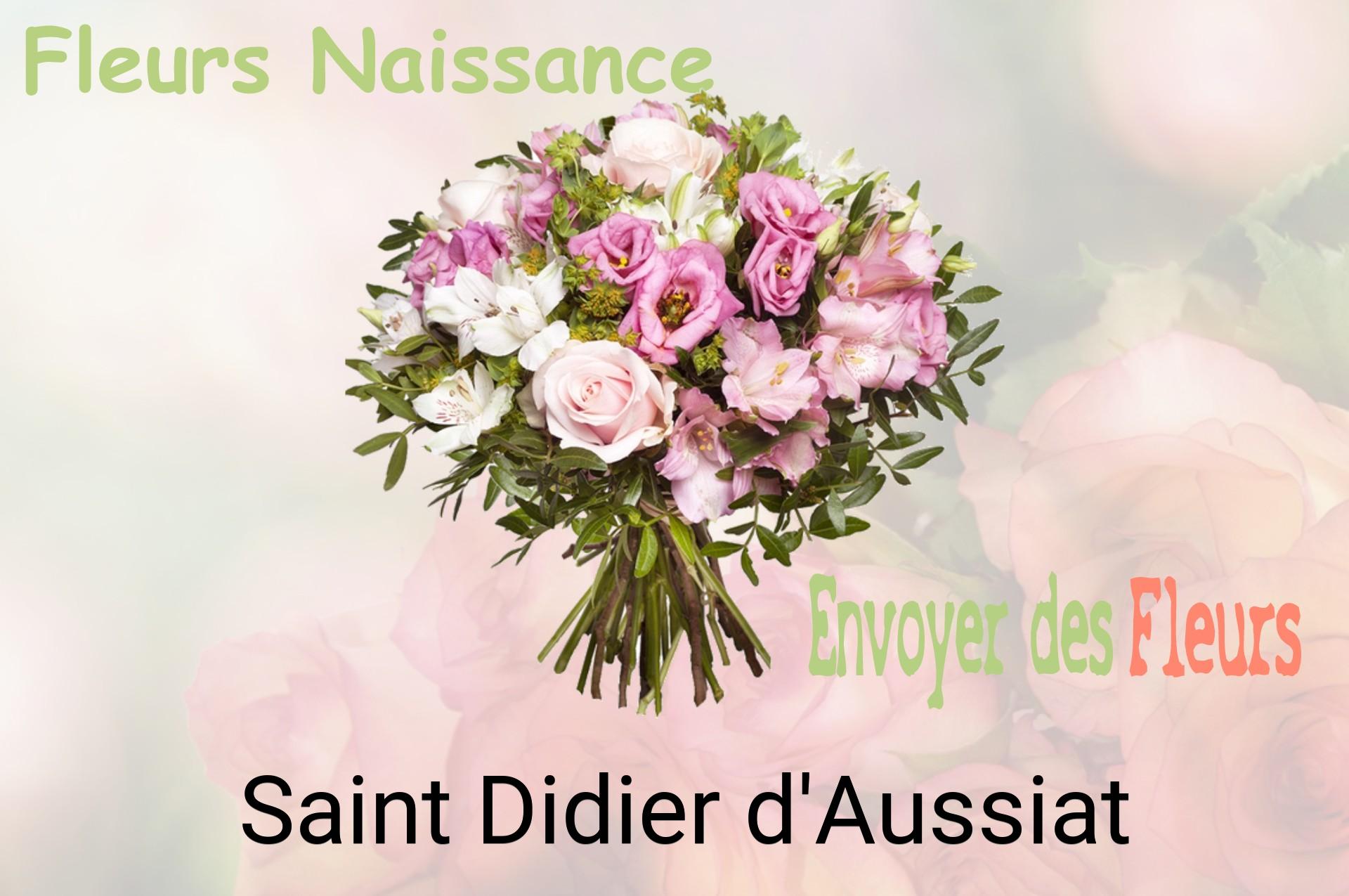 Bouquet de fleurs de naissance livré à Saint-Didier-d'Aussiat